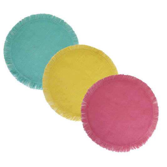 JUEGO DE 3 INDIVIDUAL 38CM YUTE