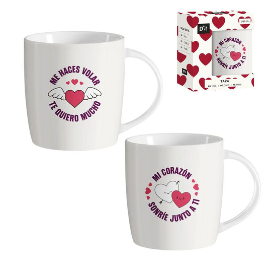 JUEGO DE 2 MUG 350M AMOR