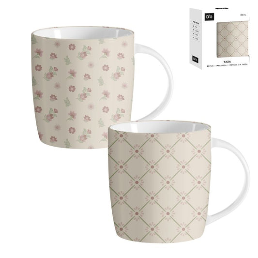 MUG 350ML FLORES