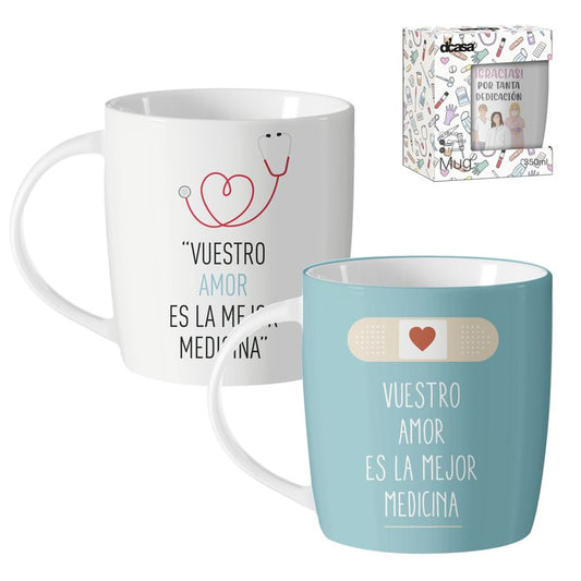 JUEGO DE 2 MUG 350ML MEDICOS