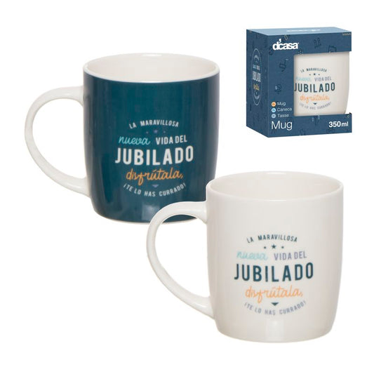 JUEGO DE 2 MUG 350ML JUBILADOS