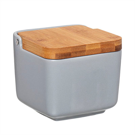 SALERO TAPA BAMBU GRIS