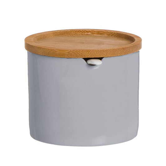 AZUCARERO TAPA BAMBU GRIS