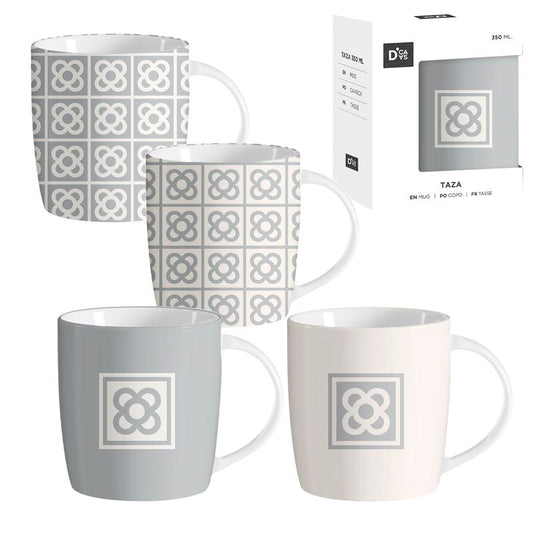 JUEGO DE 4 MUG 350ML PANOT