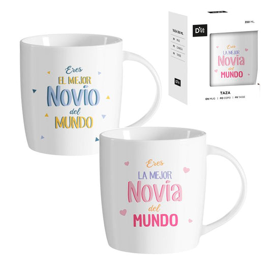 JUEGO DE 2 MUG 350ML NOVI@