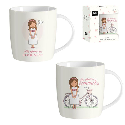 JUEGO DE 2 MUG 350ML COMUNION NIÑA