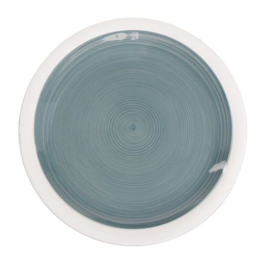 PLATO LLANO 26,5CM AZUL