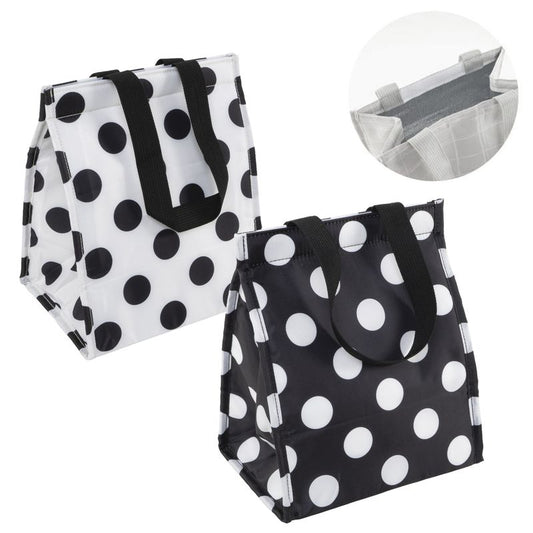 JUEGO DE 2 BOLSA ISOTERMICA PORTA ALIMENTOS TOPOS