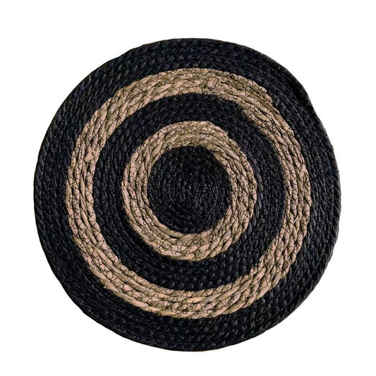 INDIVIDUAL 35CM BICOLOR NEGRO