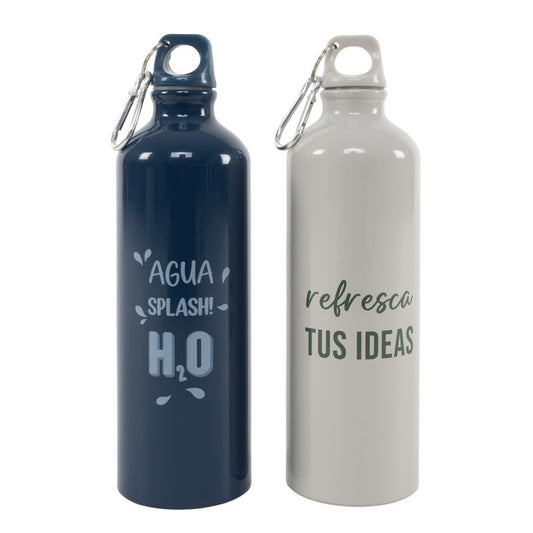 JUEGO DE 2 BOTELLA ALUMINIO 770ML