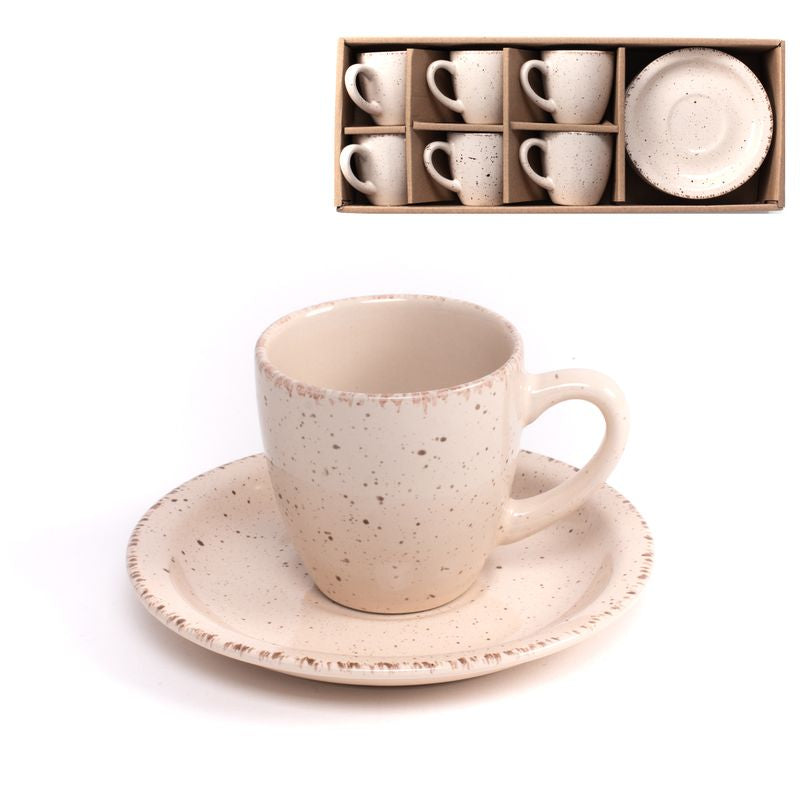 JUEGO CAFE 6 SERV. 100ML NATURAL