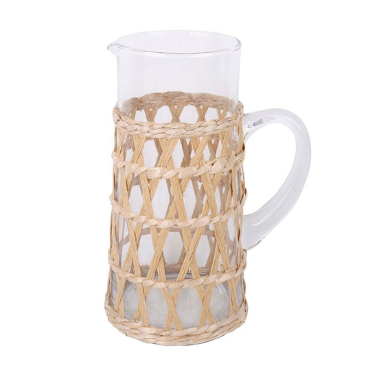 JARRA CRISTAL/HOJA 1100ML