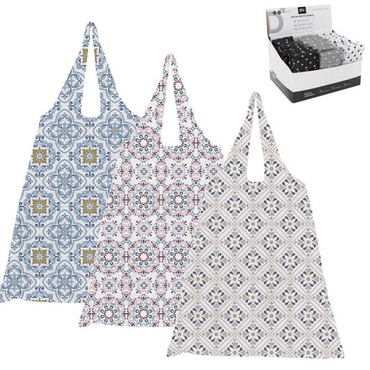 JUEGO DE 3 BOLSA COMPRA PLEGABLE HIDRAULICO