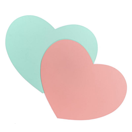 JUEGO DE 2 INDIVIDUAL FORMA CORAZON