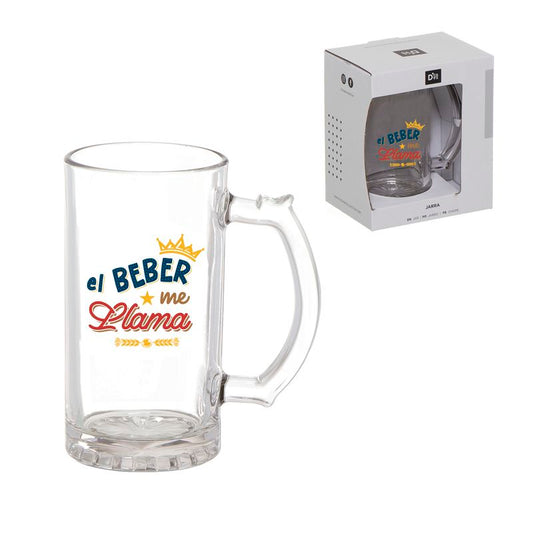 JARRA CERVEZA 480ML EL BEBER ME LLAMA