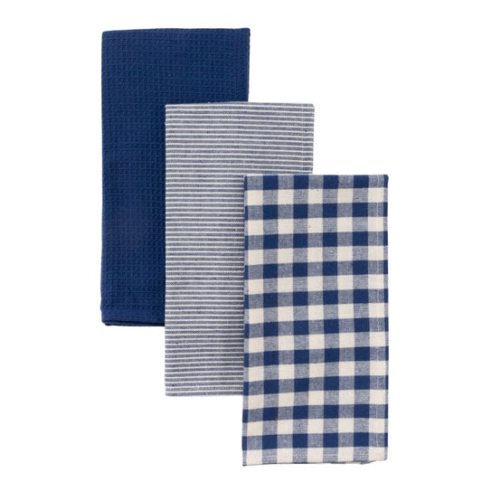 JUEGO DE 3 PAÑOS AZUL