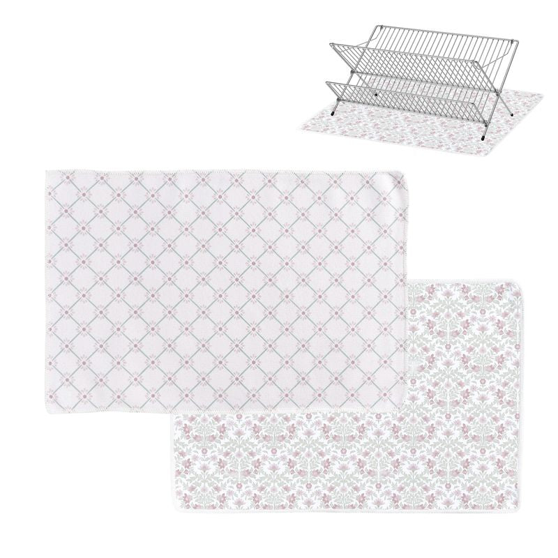 JUEGO DE 2 ALFOMBRILLA ESCURREPLATOS 45X30