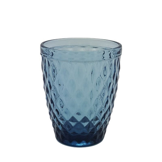 VASO 250ML CRISTAL GRABADO AZUL