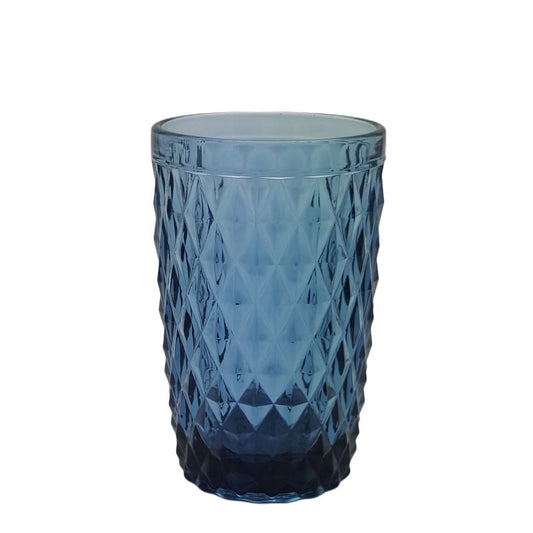 VASO 350ML CRISTAL GRABADO AZUL