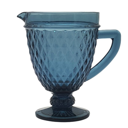JARRA 1100ML CRISTAL GRABADO AZUL