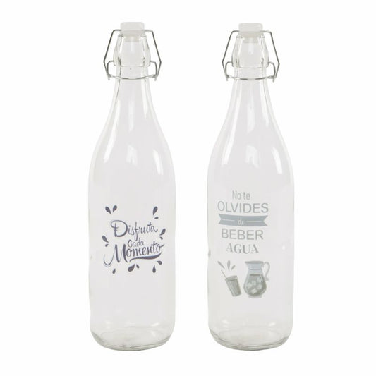 JUEGO DE 2 BOTELLA 1L FRASES