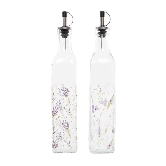 JUEGO DE 2 ACEITERA 500ML LAVANDA