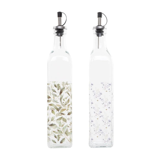 JUEGO DE 2 ACEITERA 500ML ACEITUNAS