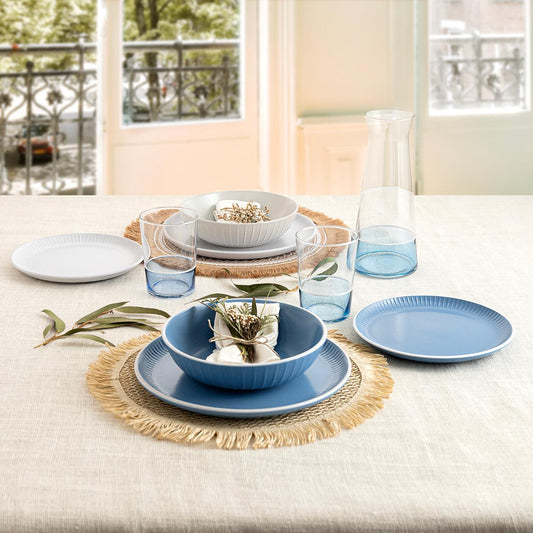 VAJILLA ELEGANCE AZUL