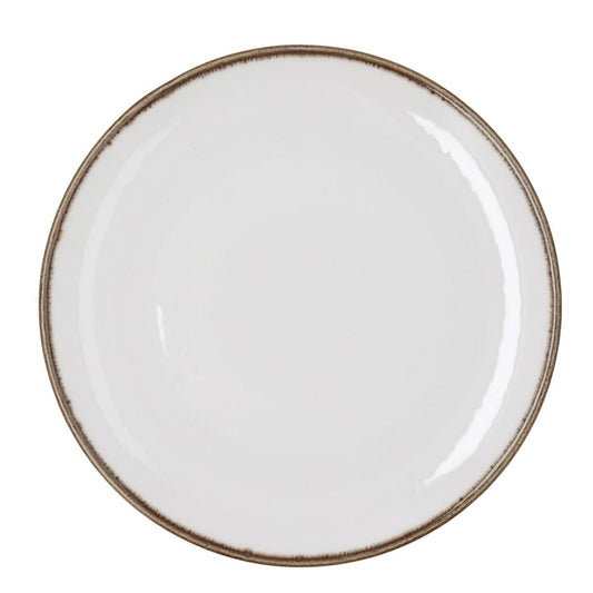 PLATO LLANO 30CM CRETA