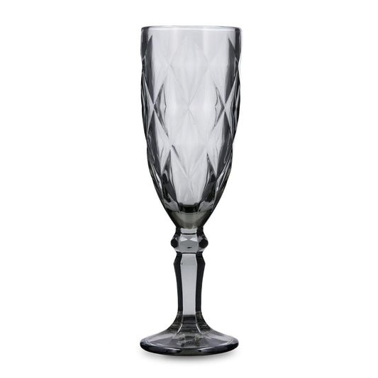 COPA FLAUTA PRISMA 16,5CL GRIS