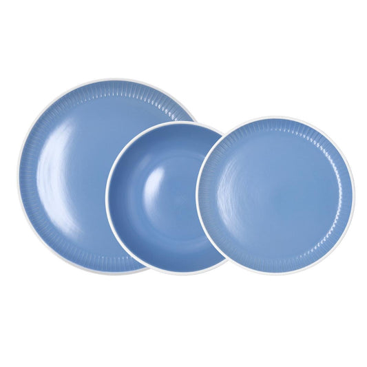 VAJILLA ELEGANCE AZUL