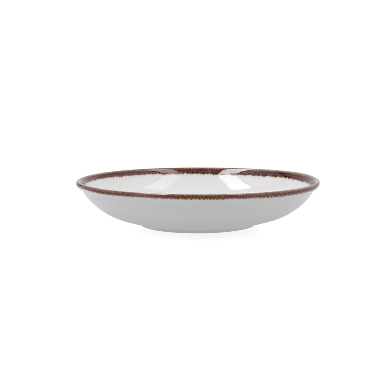 PLATO HONDO 23CM CRETA