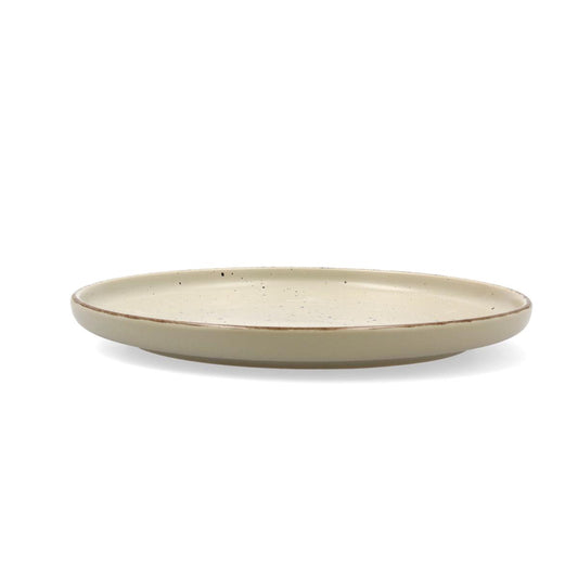 PLATO LLANO EFECTO GASTADO OLIVA