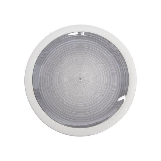 PLATO POSTRE 19,3CM GRIS