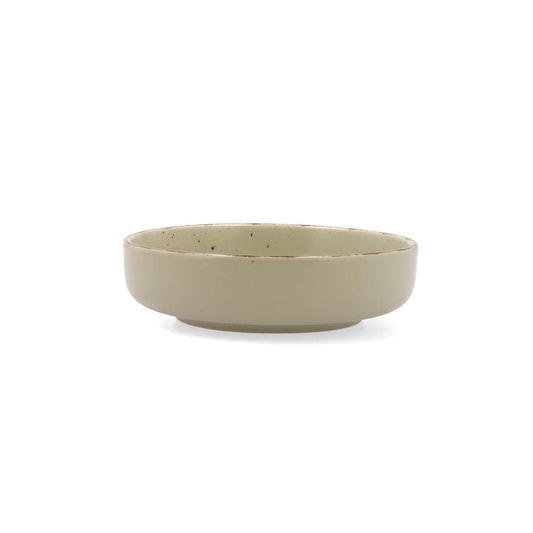 PLATO HONDO EFECTO GASTADO OLIVA