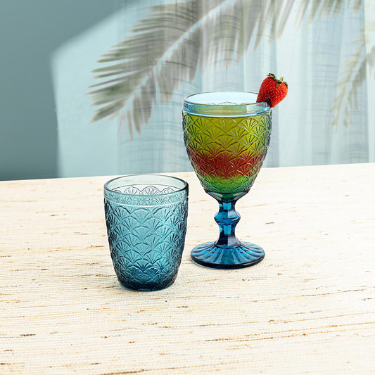 VASO BAJO LUNA AZUL