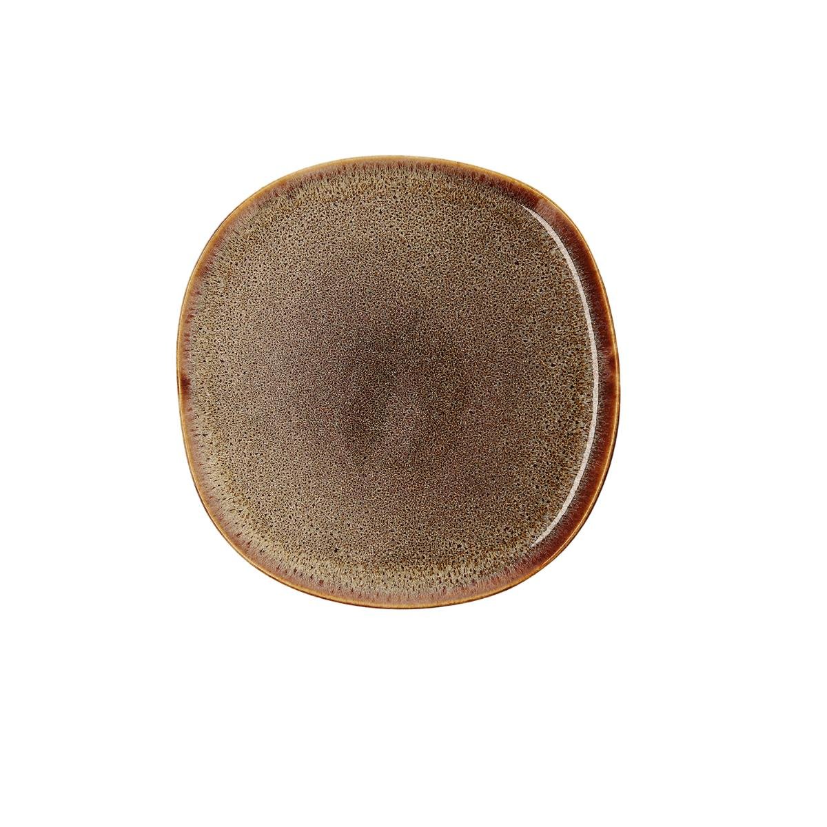 PLATO POSTRE 20CM IMPACT GOLD