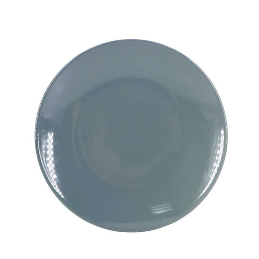 PLATO POSTRE 19CM LISO GRIS AZULADO