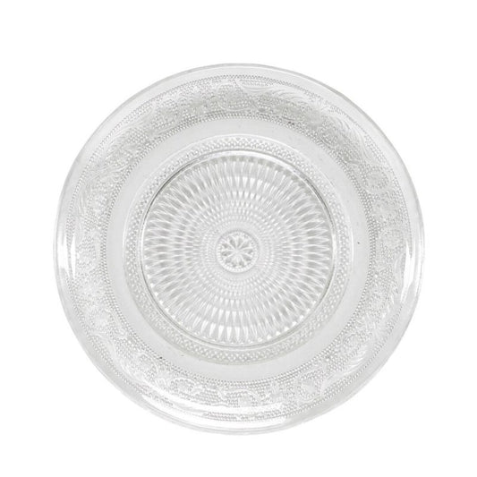 PLATO PARA POSTRE 19,5CM CRISTAL GRABADO