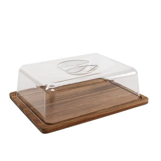 QUESERA RECTANGULAR ACACIA