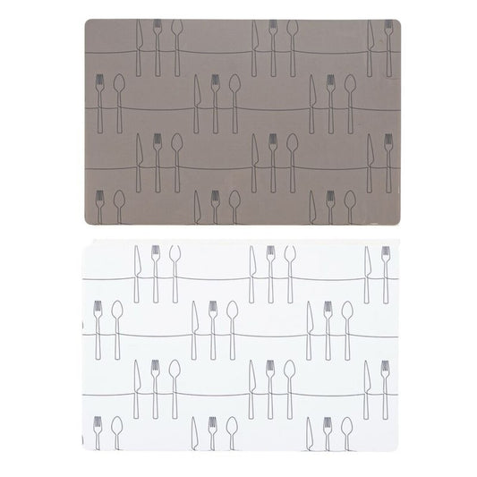 JUEGO DE 2 INDIVIDUAL PLASTICO CUBIERTOS