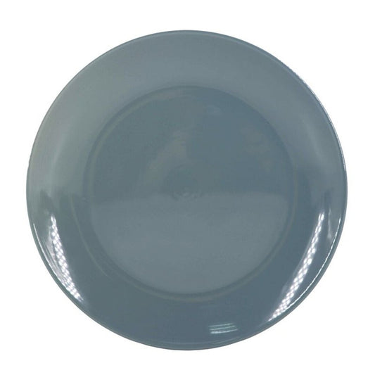 PLATO LLANO 27CM LISO GRIS AZULADO