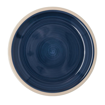 PLATO LLANO BALTICO AZUL MARINO
