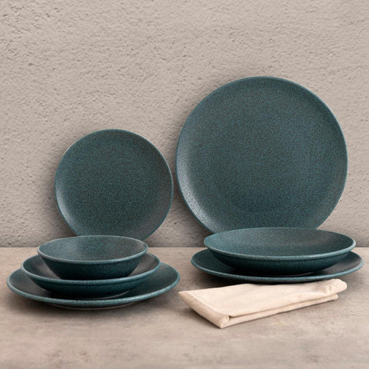 PLATO POSTRE 21CM HYDRA AZUL